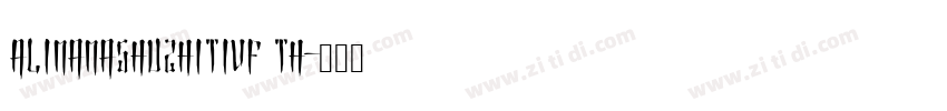 AlimamaShuZhiTiVF Th字体转换